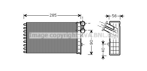 AVA QUALITY COOLING Lämmityslaitteen kenno CN6239